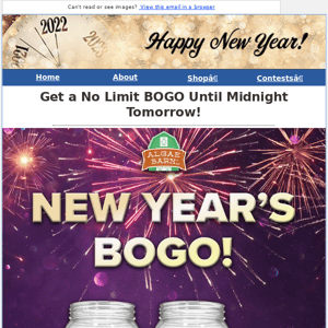 Happy New Years - Get Your No Limit BOGO!