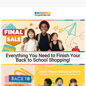 Haven’t finished your Back to School Shopping?😲 We’ve been there and we are here to help!