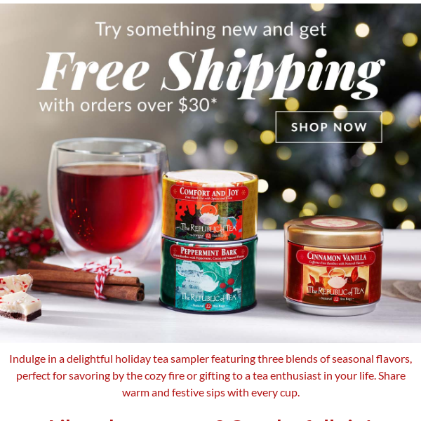 Limited Time: Free Shipping Over $30