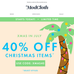 🎄 Xmas came early: 40% off! 🎄