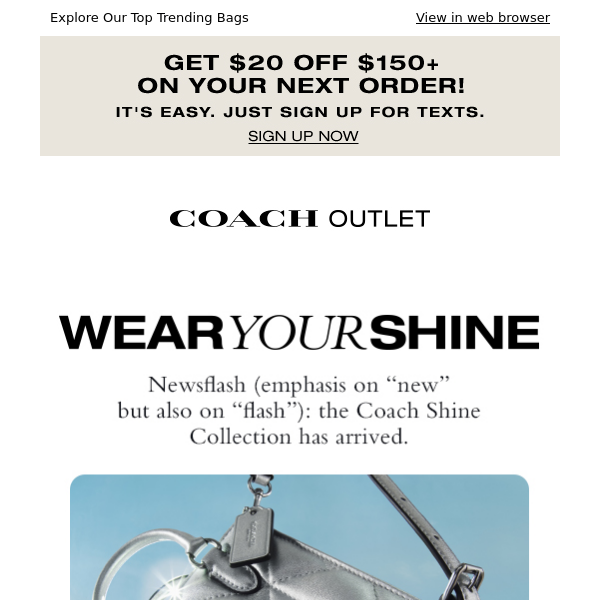 Coach outlet coupon march 2020 hot sale