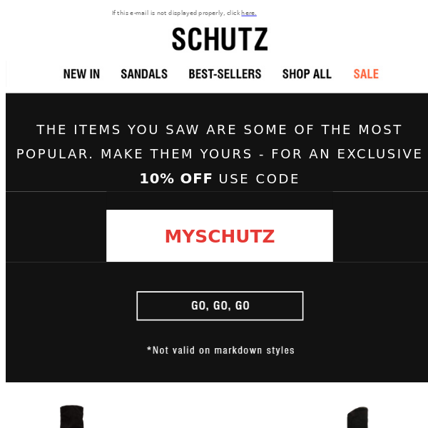 Schutz USA, What Are You Waiting For?