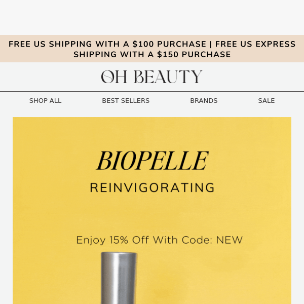 15% Off Award-Winning Biopelle Skincare