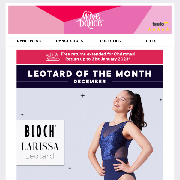 Unwrap December's Leotard Of The Month 🎁