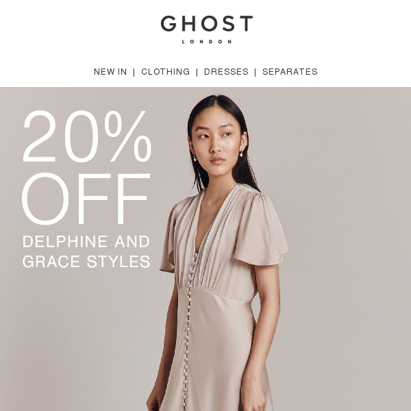 20% off our most-loved dresses