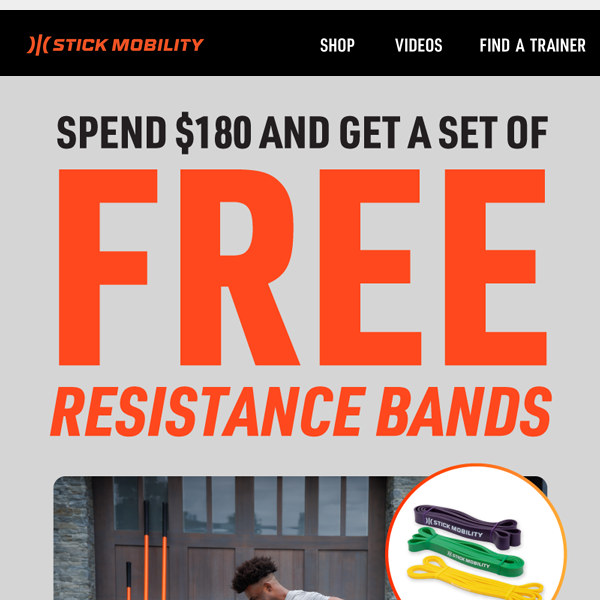 FREE Resistance Bands with Your Purchase
