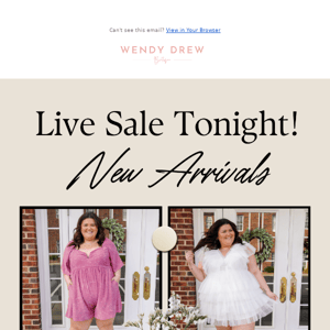 Live Sale Tonight - 10 NEW ARRIVALS! 🚨