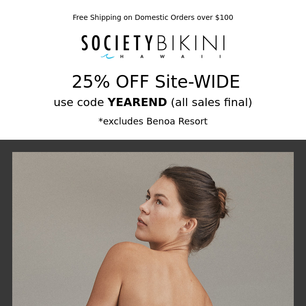 Year End SALE 25% OFF Site Wide 🎆