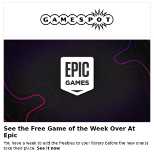 See the Free Game of the Week Over At Epic