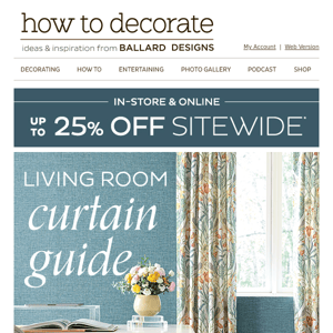 How-to-Decorate: Drapery 101