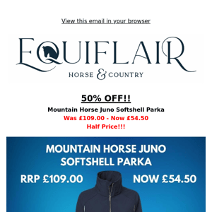 Half Price - Mountain Horse Juno Softshell Parka