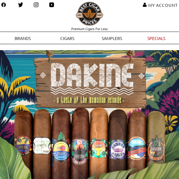 🌴 Introducing Dakine Cigars - Blended With Authentic Hawaiian Tobaccos 🌴