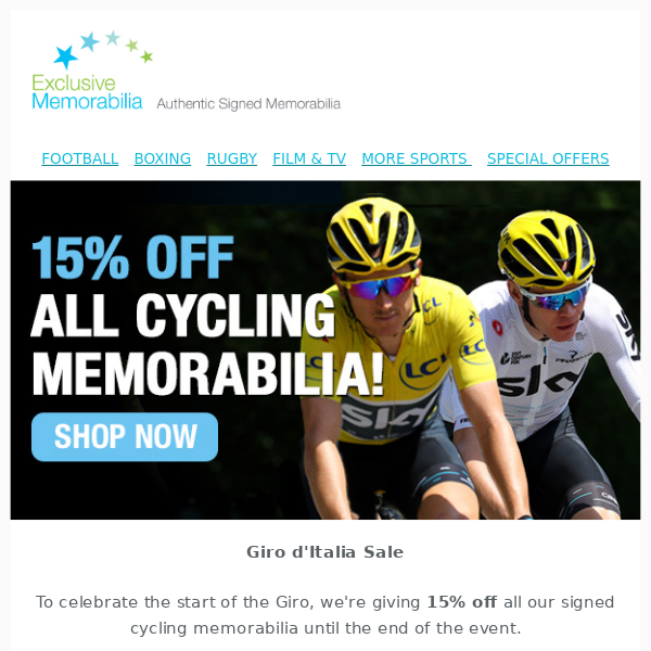 HUGE cycling sale starts now! 🚵