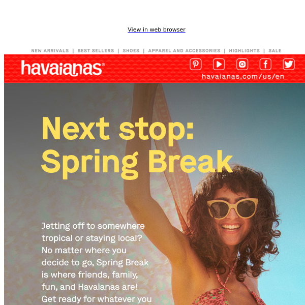 Get Spring Break Ready with Havaianas