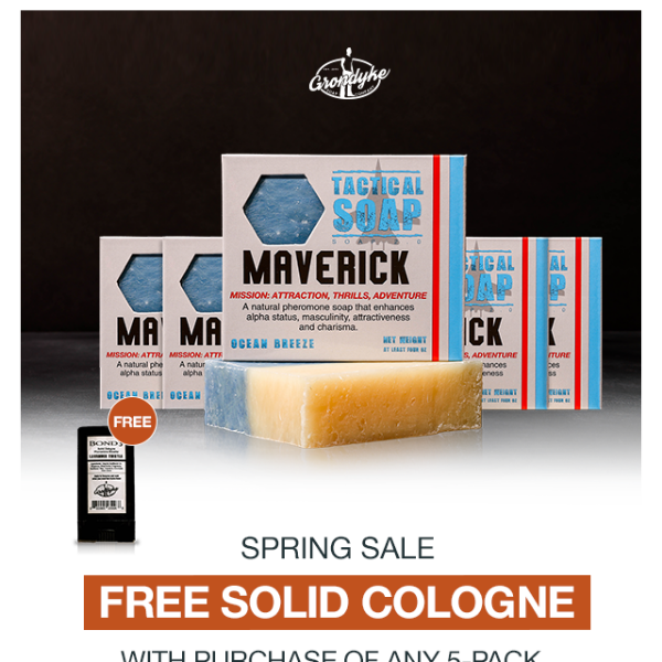 Maverick Ocean Breeze Soap // 2 Pack - Grondyke Soap Company - Touch of  Modern