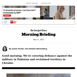 Your Thursday Briefing: Unrest in Pakistan
