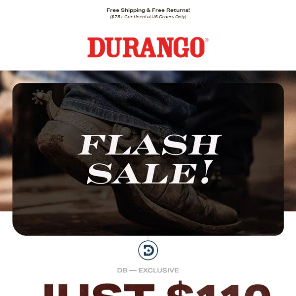 Flash Sale - $110 Cowboy and Cowgirl Boots