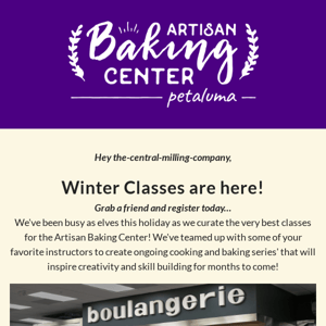 Winter Classes are here! ⛄