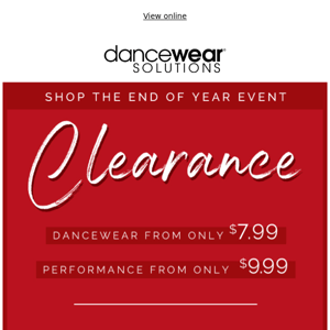 Last Call! End Of The Year Clearance Event⏰⏳