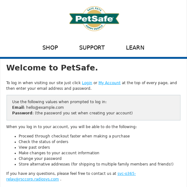 Welcome, PetSafe Brand!