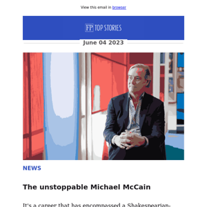 The unstoppable Michael McCain