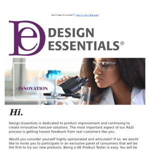 Design Essentials Needs Your Help!