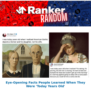 Welcome To The Ranker Random Newsletter