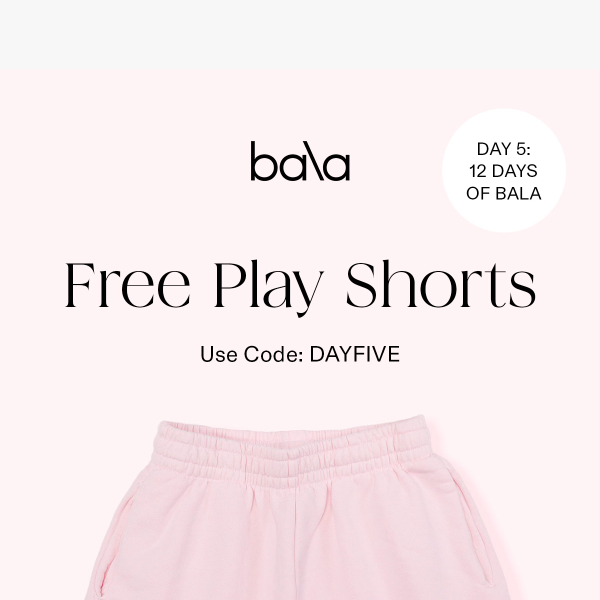 FREE Play Shorts with purchase 🤸🏼