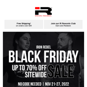 Take a look at our Black Friday Sale!