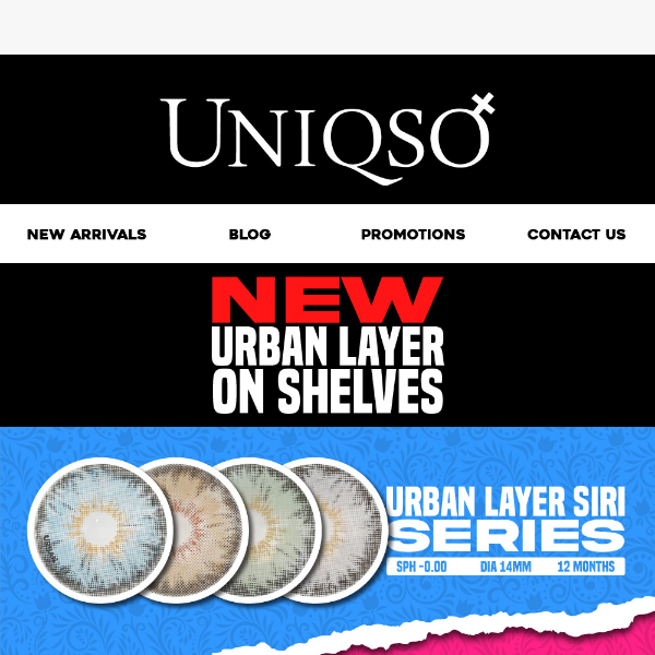 💥New Urban Layer Series💥: Fresh Contact Lens Arrivals & Favorite Restocks!🛍️