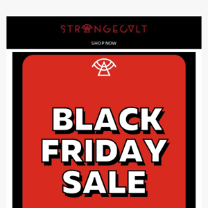 BLACK FRIDAY SALE CONTINUES! 🎃