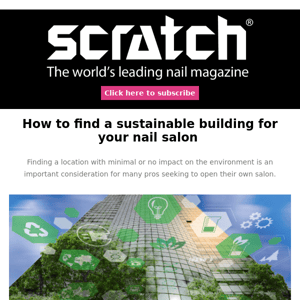 Sustainable salons, builder gel & treatment menus!