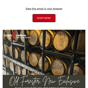Old Forester, New Exclusive