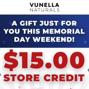 🇺🇸 Your store credit expires tomorrow Vunella!