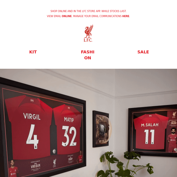 New in - signed by LFC 22/23 season exclusives