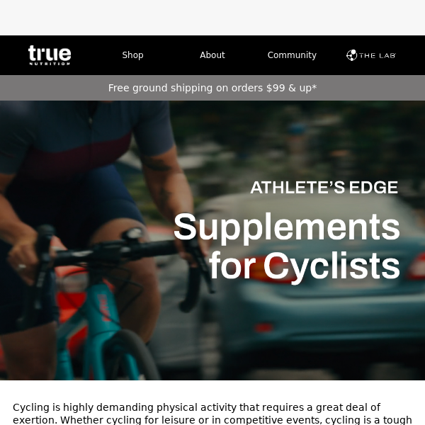 Athlete's Edge: Supplements for Cyclists 🚴