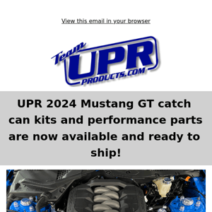 Now Available! 2024 Mustang GT catch can kit and Performance Parts!