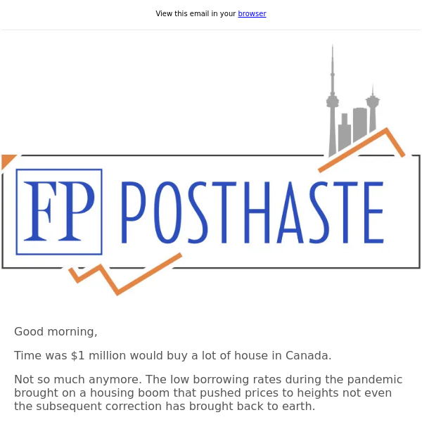 Posthaste: What $1 million will buy you in Canada's housing market