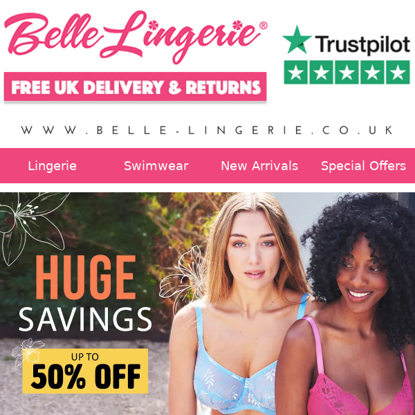 Belle Lingerie - Latest Emails, Sales & Deals