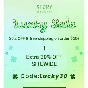 It's your lucky day!  🍀