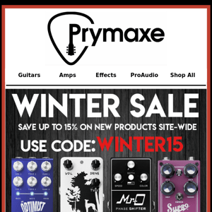 Back In Stock!!! Shop Fender, DSM Noisemaker, Novation, Source Audio, Line 6 & many more!