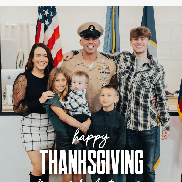 Happy Thanksgiving from our family to yours!