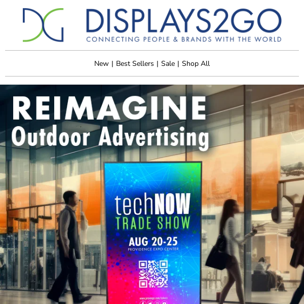 I Don’t Know About You, but I’m Feeling 60″ Outdoor Digital Signage 🎵