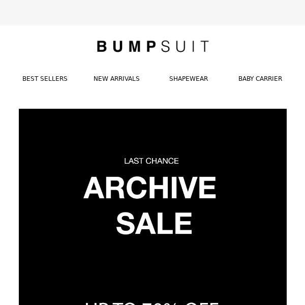 Almost Over: Archive Sale