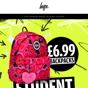 🚨Backpacks for £6.99..Shop Now! 🚨