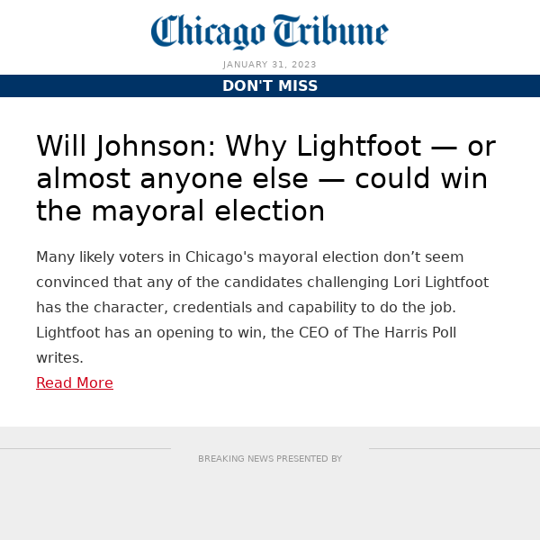 Why Lightfoot — or almost anyone else — could win the mayoral election