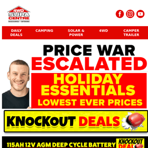 PRICE WAR Escalated! Holiday Essentials - LOWEST EVER PRICES