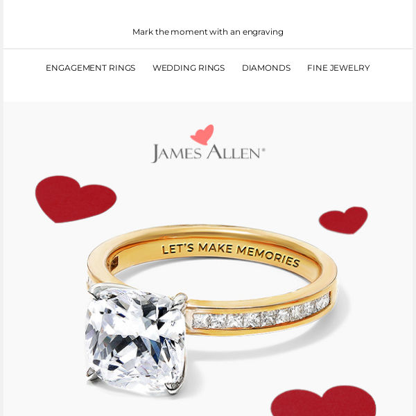 More Love, More Savings! 50% Off Engagement Ring Settings!