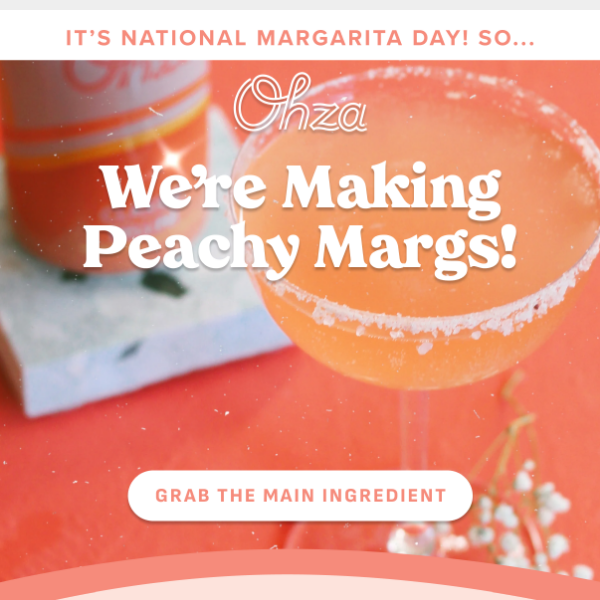 We're Makin' Peachy Margs! 🍑