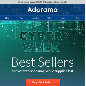 Hurry, Stock Is Low On Cyber Week Best Sellers!